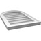 Ekena Millwork Round Top Surface Mount PVC Gable Vent w/ 2"W x 1-1/2"P Brickmould Frame, 16"W x 24"H GVPRT16X2402SN - alternate 5